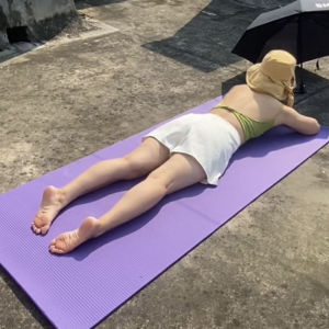 Summer Outdoor Sun-Drying Mat Three-Day Sun-Drying Back Lying Mat Handy Gadget Outdoor Special Bed Equipment Floor Mat Back