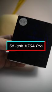 Quạt tản nhiệt Sò Lạnh Cao Cấp X76A Pro phiên bản mới 2024 công suất 15W làm lạnh nhanh chóng đóng băng hiệu quả làm mát điện thoại