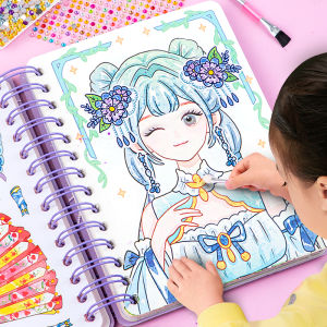 Túi Trang Điểm Cổ Điển Dành Cho Bé Gái Túi Trang Điểm Dán Túi Đựng Đồ Chơi Túi Yên Tĩnh Đồ Chơi Thủ Công Sáng Tạo DIY Dành Cho Bé Gái