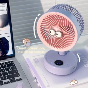 mengto studio | Quirky Auto-shaking Quiet Small Desk Fan