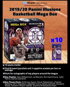 2019/20 Panini Illusions Basketball Mega Box. -100% Original. Trading Card Hobby Collectibles- 篮球卡盒 帕尼尼