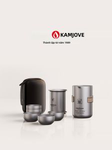 Kamjove | Travel Titanium Tea Set Portable