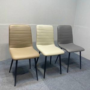 Ghế ăn hiện đại cho chung cư nhà phố giá rẻ freeship nệm bọc da PU hàng nhập khẩu. T90 Nate T37