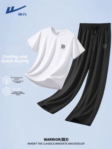 Warrior | Ice Silk Quick Dry Sport Set For Summer Teenage Boys T-shirt and Shorts Combo