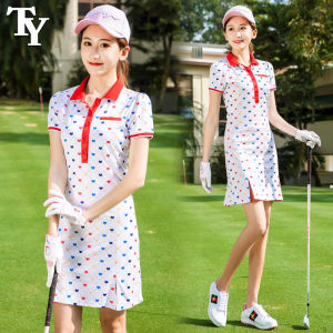 TY | Floral Pattern Slim Fit Golf Dress