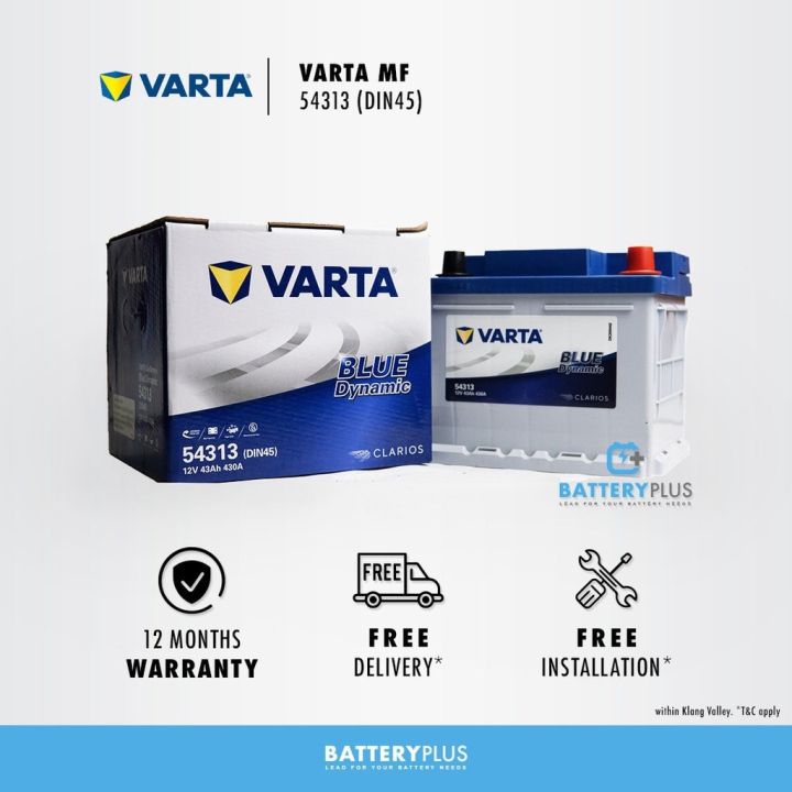 DIN45L | DIN45 | LN1 | Varta Blue Dynamic Car Battery For Toyota ...