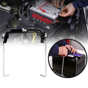 19/23/27cm Penahan Aki Mobil Universal Dudukan Aki Mobil Dapat Disesuaikan Tatakan Aki Mobil