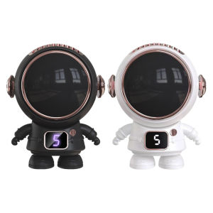 Astronaut Hanging Neck Fan Electric Necklace Fan USB Rechargeable Air Conditioner Desk Fan Multifunction for Kids Adults