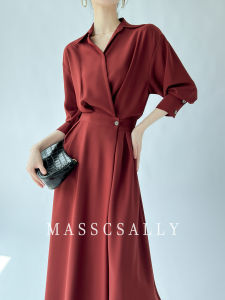 MASSCSALLY | Elegant Slimming Dress Long Sleeve