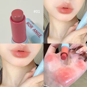 Herorange Multi-Use Stick Lip Gloss Moisturizing Natural Pink Water Light Effect Lipstick And Blush Highlighter for Women
