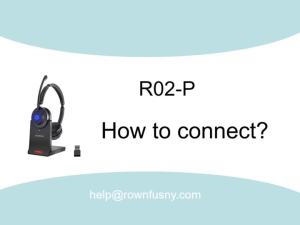 Tai Nghe Không Dây Rownfusny Đeo Trên Tai Có Mic Khử Tiếng Ồn Bluetooth & USB Dongle Dành Cho Trung Tâm Cuộc Gọi Chất Liệu Da Thoải Mái Khi Sử Dụng