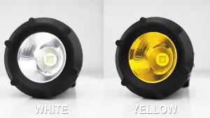 HL 2PCS 4 Inch Led Work Light 12V 24V Yellow Amber White Offroad for Car ATV Spot Flood Lamp Race Pickup Truck Boat Trailer Fog