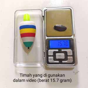 Pelampung mancing LED untuk malam