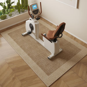 Dynamic Bike Mat Fitness Equipment Treadmill Elliptical Machine Shock Absorption Noise Reduction Anti-Slip Silent Carpet