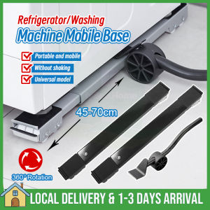 Washing Machine Stand Base Moveable Dryer Roller Refrigerator Fridge Stand Pelapik Kaki Mesin Basuh Fridge Stand Wheel Mover Load 300KG Ajustable 腳墊 洗衣機冰箱底座