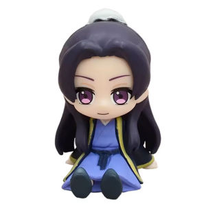 Bandai | Q Version The Apothecary Diaries Maomao Jinshi Mini Figure Anime Periphery Kawaii Sitting Toys Desktop Car Ornaments Model Gifts