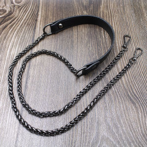 Ladies Metal Chain Handbag Strap Hardware Single Shoulder Crossbody Lantern Chain Bag Chain Accessory Fashionable Bag Parts