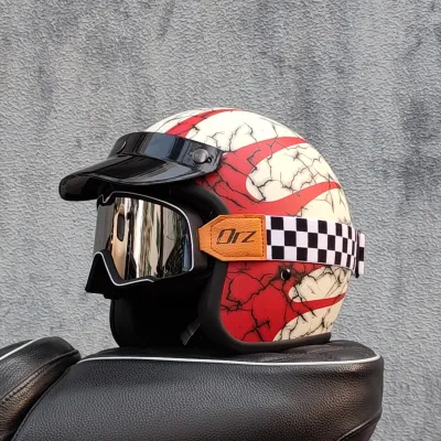 ORZ | Retro Motorcycle Helmet 3/4 Safety
