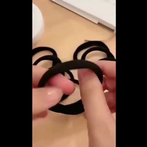 50/100PCS Women Girls black Nylon Elastic Hair Bands Ponytail Hold Small Hair Tie Rubber Bands Scrunchie Hair Accessories