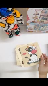 [HCM]Combo 10 tranh ghép hình nổi - Đồ chơi thông minh cho bé