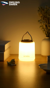 Smiling Shark Rechargeable Camping Light LED Tent Light Waterproof Home Emergency Outdoor Camping Hiking Lighting Lamp