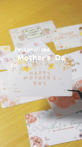 Personalized Happy Mothers Day Gift Tag Stickers and Cards by Archiphix (Set of 10pcs)