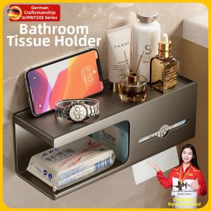 MIVOFIVO | Wall-mounted Non-drilling Bathroom Tissue Holder