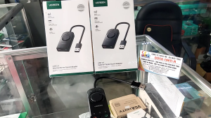 Bộ chuyển đổi USB 2.0 ra âm thanh 3.5mm (1 đầu mic 2 đầu tai nghe) - UGREEN 40964