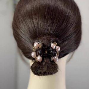 Kẹp Tóc Đính Ngọc Trai Pha Lê Cao Cấp Cho Phụ Nữ Kẹp Tóc Nửa Đầu Kẹp Tóc Sau Đầu Phụ Kiện Tóc Thời Trang