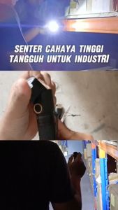 Nicron Flashlight L71 1800 Lumens - Jarak Sorot 314 meter - Water Resistant IP65 - LED Luminus SFT 40