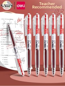 deli | Smooth Writing Student Use Grading Marking Quick-Drying 0.5mm Ballpoint Pen