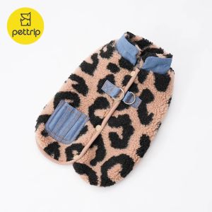 Autumn Winter New Style Cat Dog Pet Clothes Back Opening Bute Trip Cotton Vest Two Legged Dog Clothes Pet Supplies