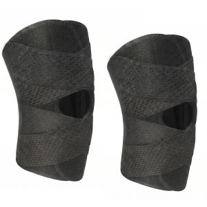Breathable Air Mesh Knee Support with Side Stabilizers Ergonomic Design for Sports and Arthritis Relief Men Women