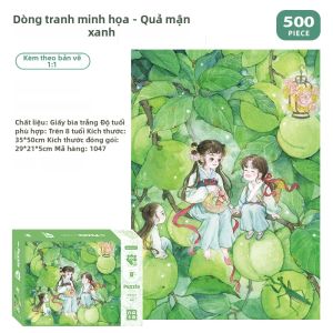 AIPUZZLE | Bộ Ghép Hình Văn Hóa Trung Quốc Truyền Thống Thư Giãn 500 Miếng