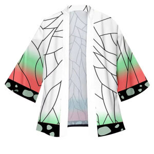 Áo Kimono Cosplay Anime Tanjirou Kamado Dành Cho Nam Áo Khoác Haori Nezuko Cho Nữ Nhật Bản Áo Kimono Kochou Shinobu Mùa Hè Trang Phục Truyền Thống Chất Liệu Polyester