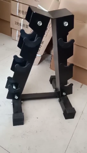 RCYAGO ชั้นวางดัมเบลยิม รับน้ำหนักได้ดี มียางรองฐานกันลื่น ใช้ได้กับดัมเบลแบบกลมและเหลี่ยม 3คู่/5คู่ ชั้นวางดัมเบล