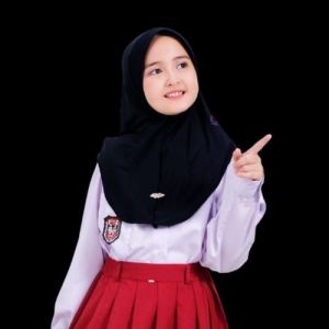 hijab/kerudung anak SD 7-11thun