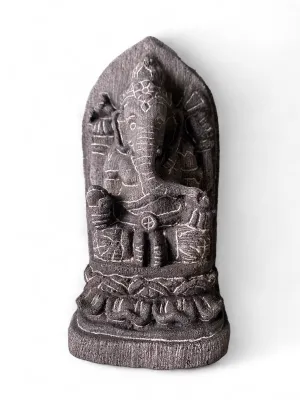 Patung tameng ganesha bali patung batu