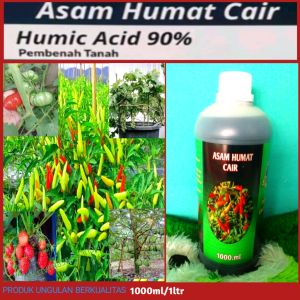 asam humat cair kemasan 1 liter asam humat plus acid 90% humic acid pupuk