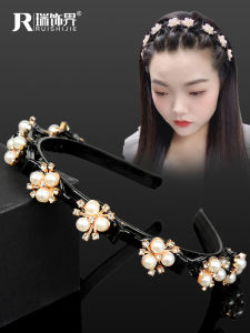 2025 ใหม่ที่คาดผมหน้าม้าแบบหนีบผมสำหรับผู้หญิงเครื่องประดับผมสไตล์เกาหลีอันใหม่ที่ดูดซับความชื้น