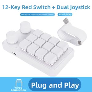 Sikai | Customized Bluetooth 3 Mode Dial 12 Key Macro Programmable Mini Keyboard