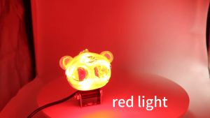 2PCS Universal 60W Yellow/Blue/Red/Purple LED Work Light Tiger shape Mini Waterproof Driving Light 3 wires Fog Light