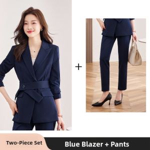 XINYU | Design Sense Professional Suit Women Slim Fit Elegant 2pcs