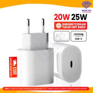 COD KEPALA BATOK CHARGER 20W/25W FOR IPHONE 11 12 13 14 15 PRO MAX