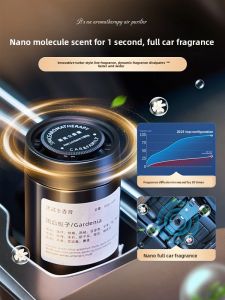 MONLEYTA | Car Interior Osmanthus Flower Solid Perfume Car Fragrance Automobile Air Freshener Long Lasting Scents Ornament Accessory