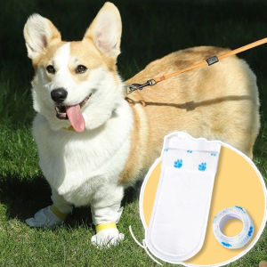Pet disposable shoe cover dustproof waterproof go out anti-dirty non-slip dog foot cover disposable for walking