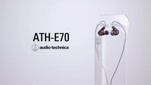 Audio-Technica ATH-E70 Professional In-Ear Monitor Headphones (Black)