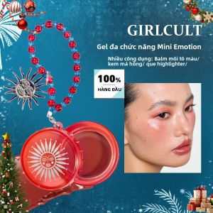 Kem Dưỡng Ẩm Dạng Thạch Girlcult Emotion Phiên Bản Giới Hạn Kích Thước Mini Tiện Lợi Có Móc Khóa Dùng Được Cho Cả Nam Và Nữ Mẫu Thử Mỹ Phẩm