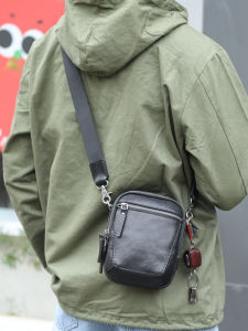 WANYE | Faux Leather Mens Chest Sling Bag