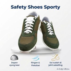 Sepatu Safety Ujung Besi Kerja Lapangan Pria Wanita